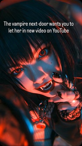 All she needs is permission… Just let her in so you can have one hell of a night. New video on YouTube.