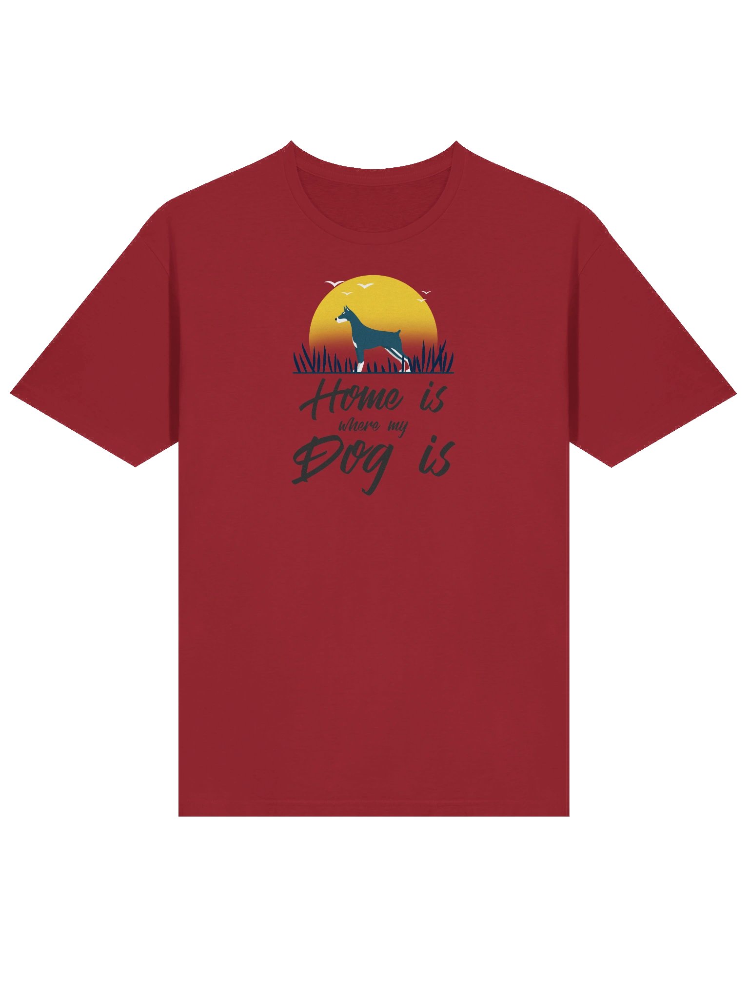 Home is Where My Dog Is T-Shirt – Cute Pet Lover Tee, product image (12)