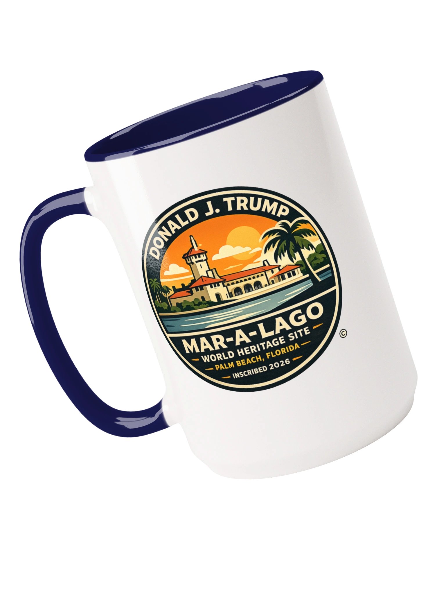 Official 15 oz Souvenir Mug - Donald J. Trump, Mar-a-Lago, World Heritage Site™ product image (4)