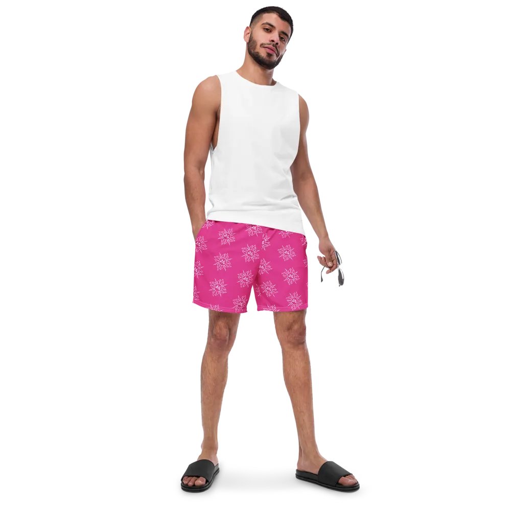 Summer Gamer Boys Swim Trunks (PINK) product image (2)
