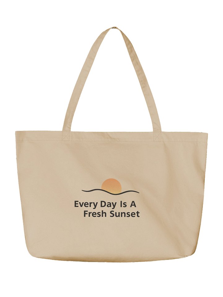 Serenity Sunset Tote by Artist Michelle N (Oyster) product image (2)