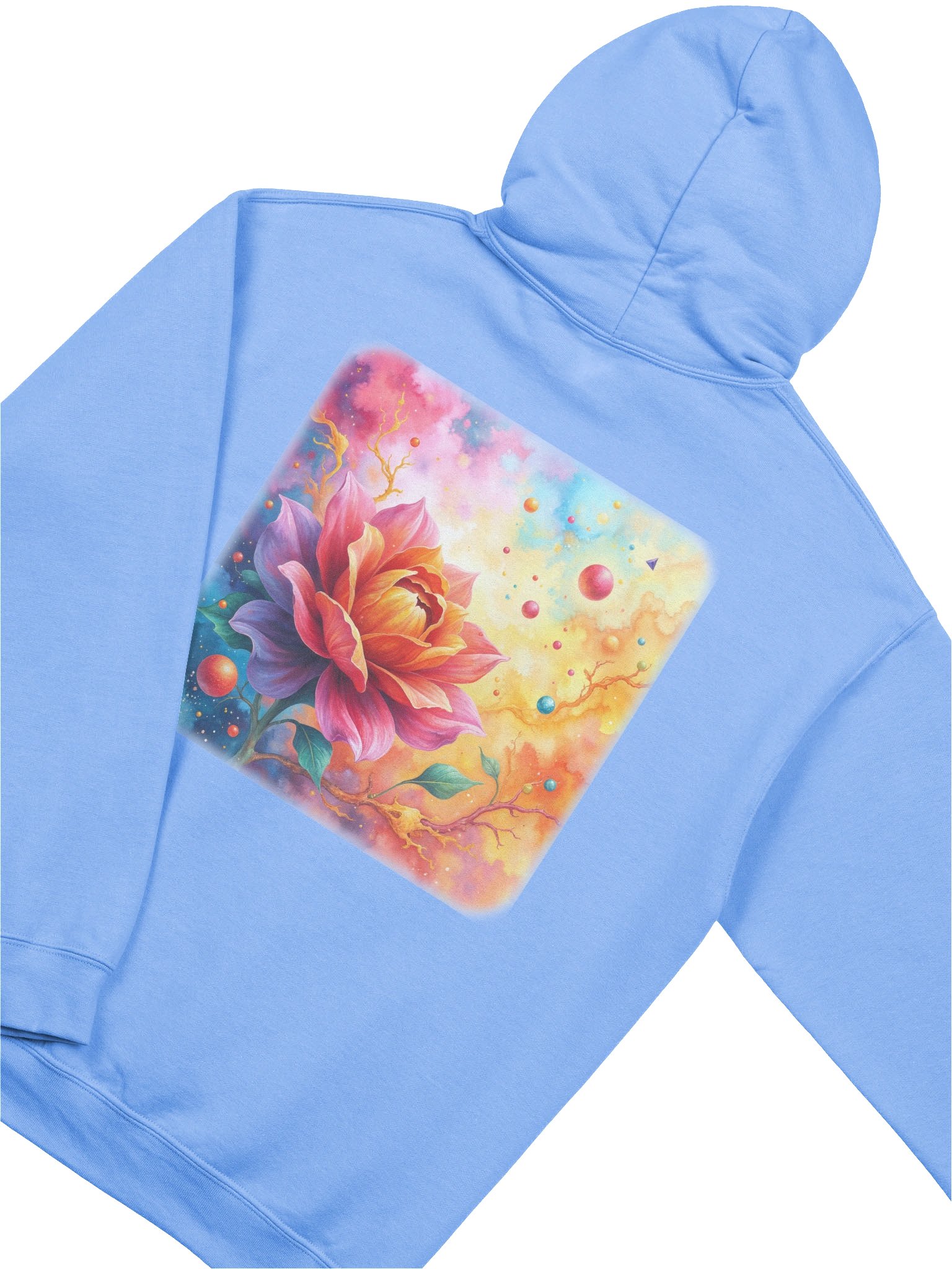 Dreamlike Floral Fusion Hoodie product image (28)