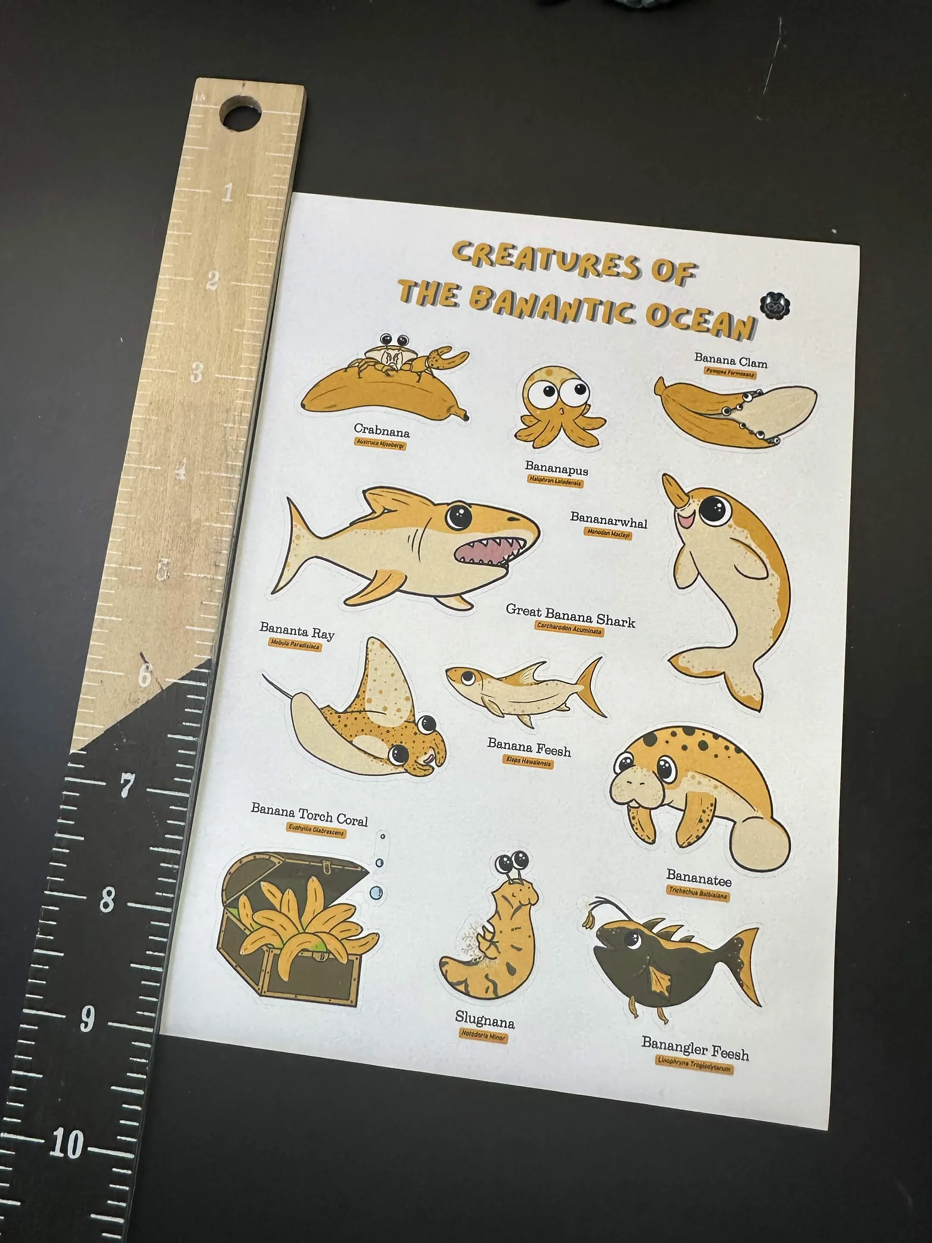 Creatures of the Banantic Field Guide Sticker Sheet product image (2)