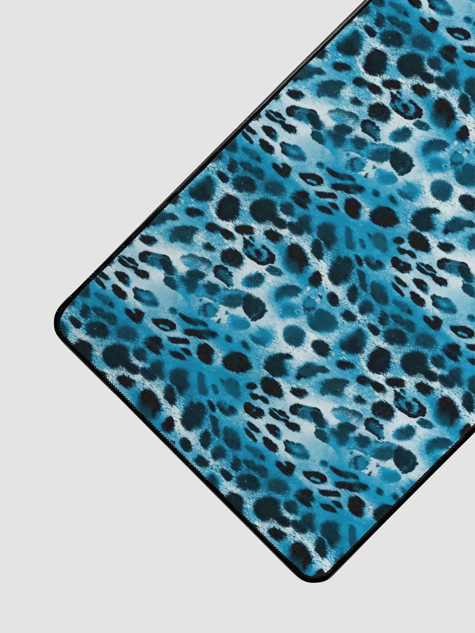 Blue Leopard Desk Mat product image (3)