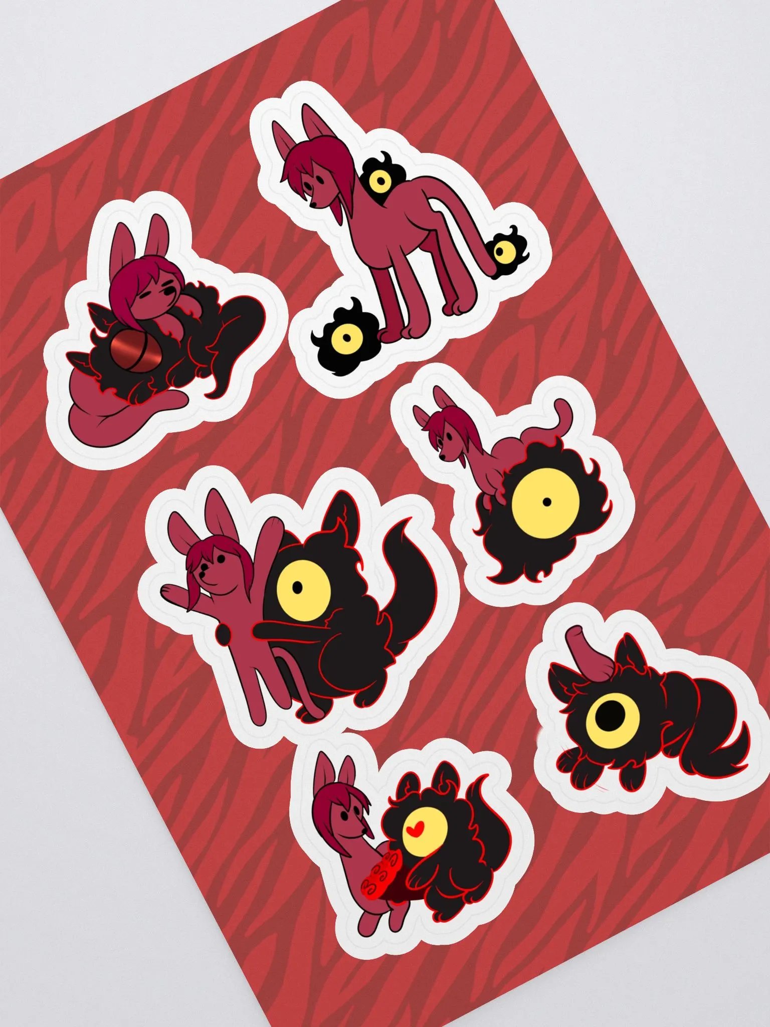 Cat Boyfriends sticker sheet product image (1)