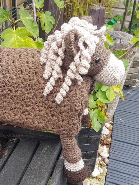 Farm Horse Baby Blanket Crochet Pattern - 3in1 Pony Toy PDF Pattern - Crafting Happiness product image (3)