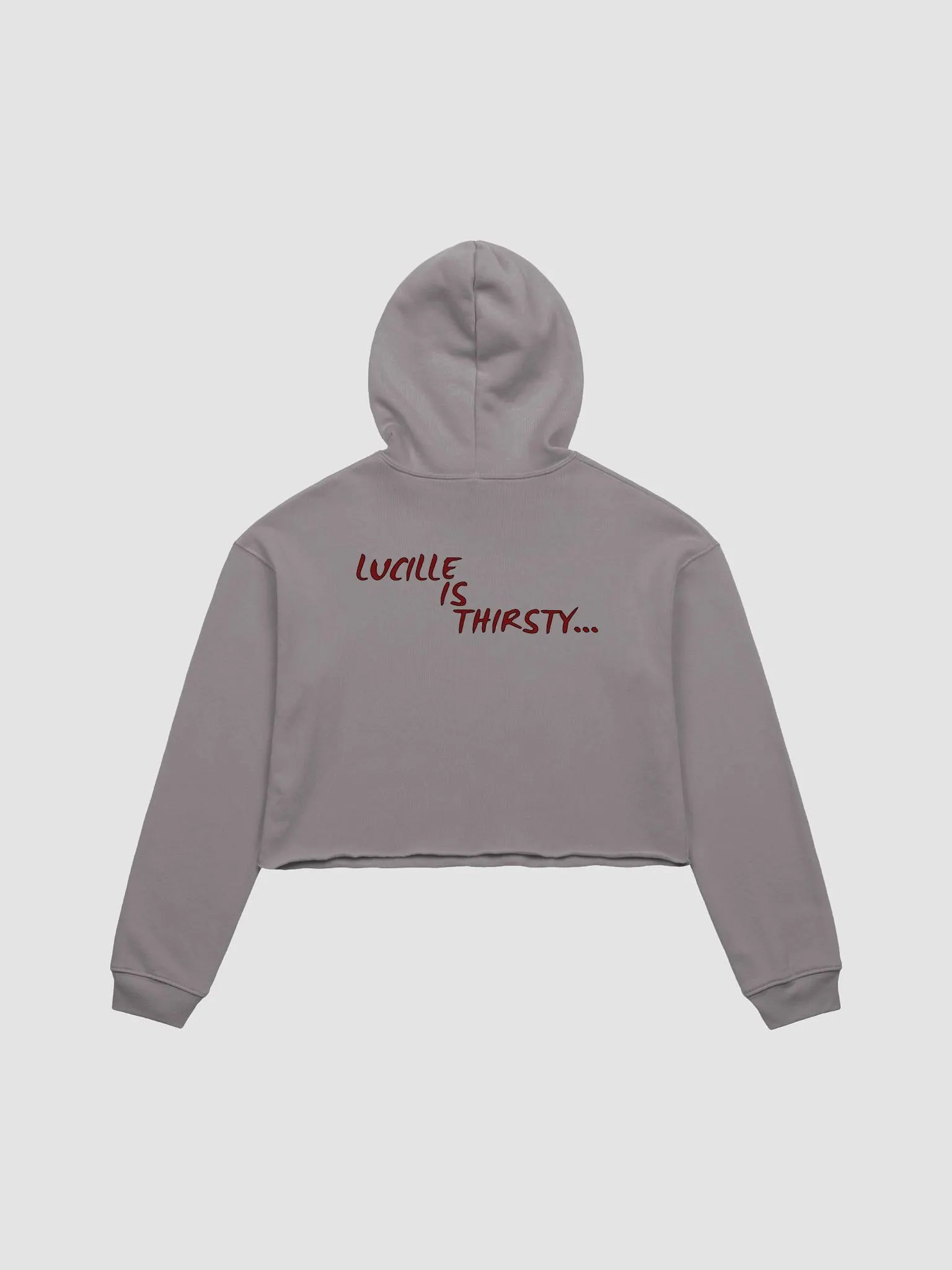 Lucille is Thirsty Crop Hoodie product image (2)
