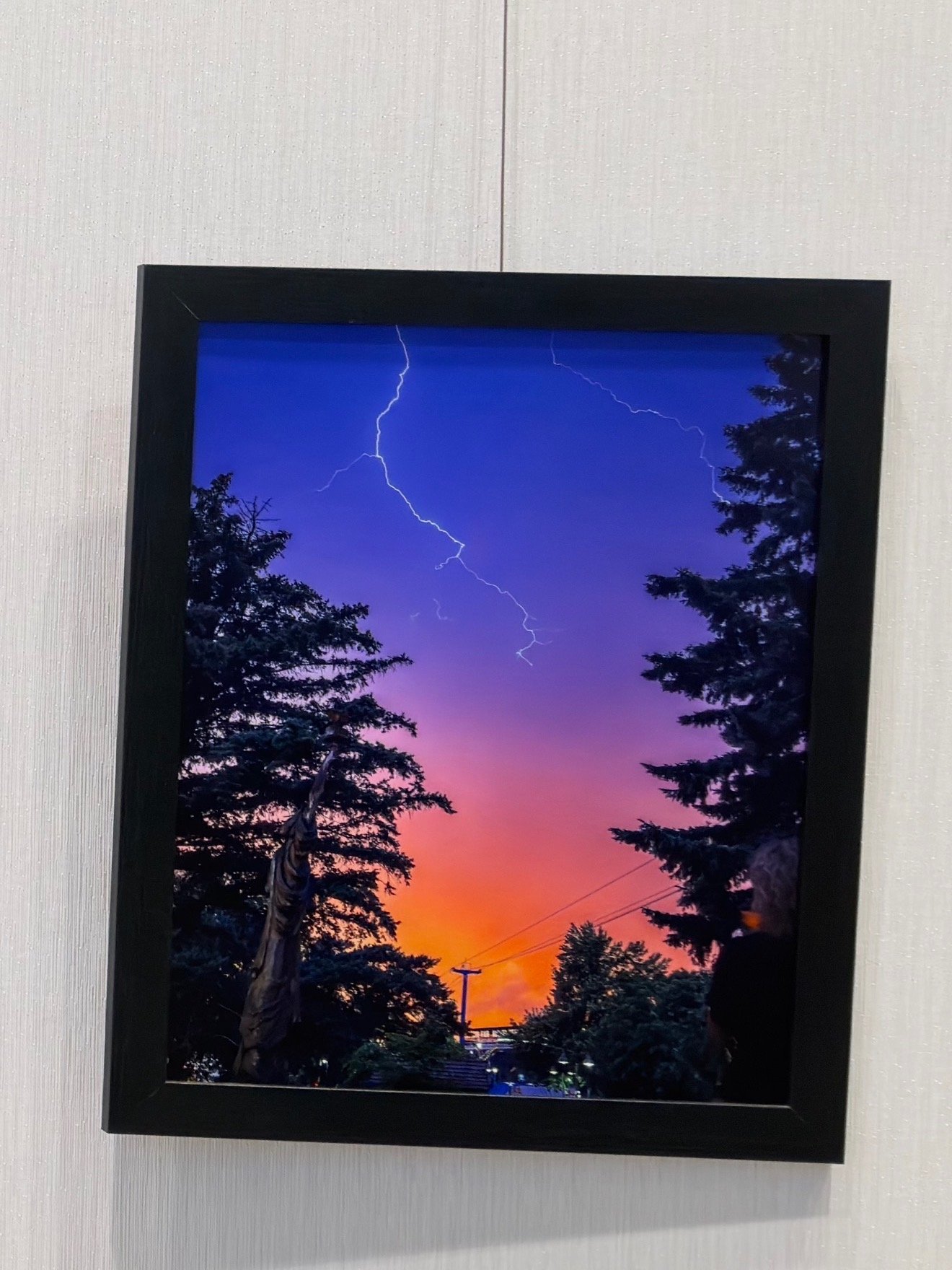 "Shocking State Fair Sunset" Framed Print product image (1)