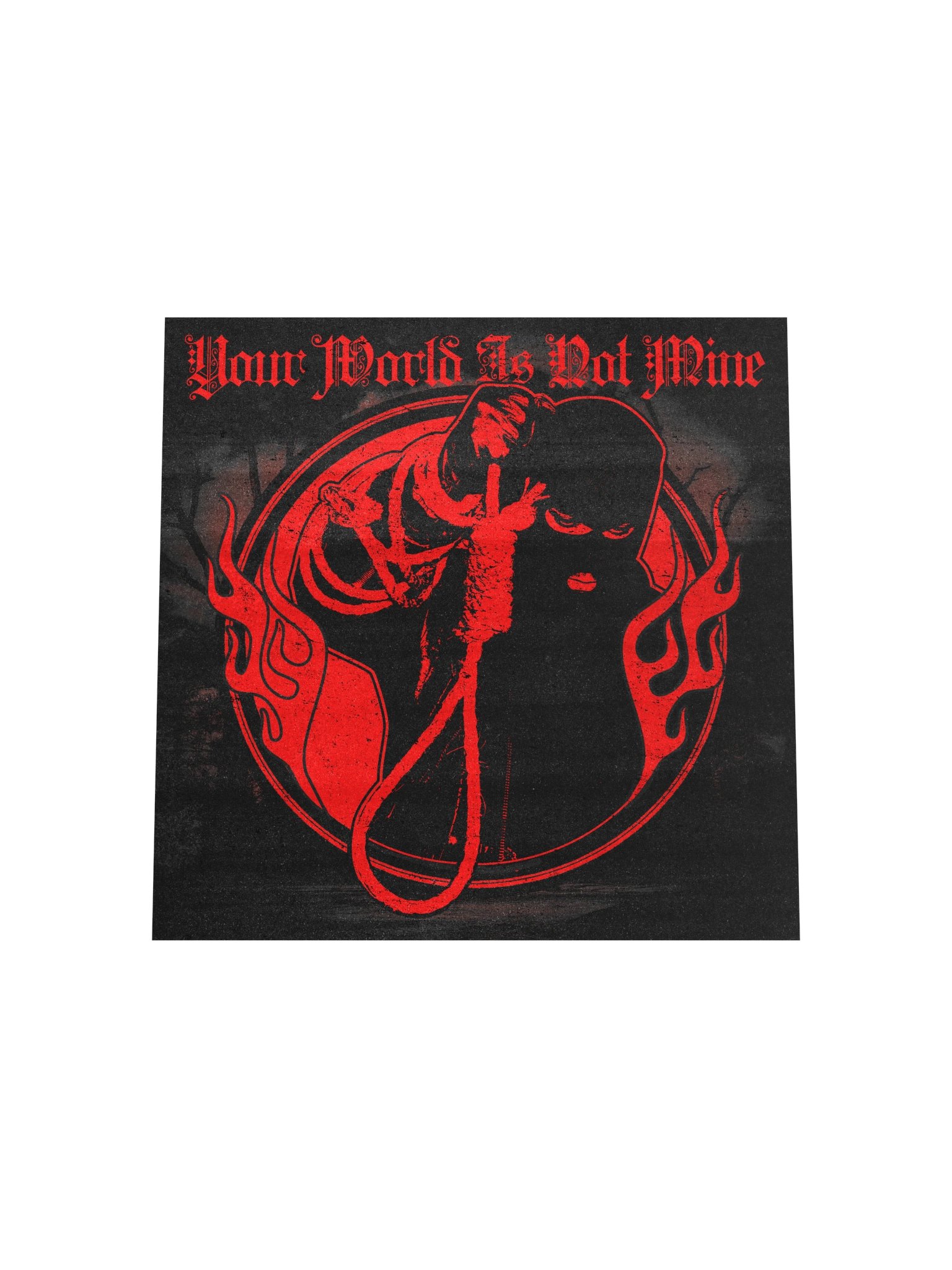 YOUR WORLD IS NOT MINE POSTER RED product image (16)
