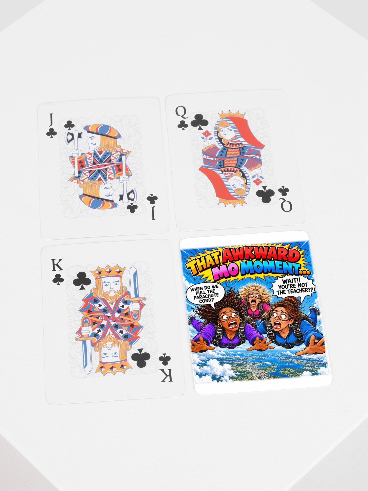 1 Earth Prints Skydiving Ladies Poker Playing Cards product image (3)
