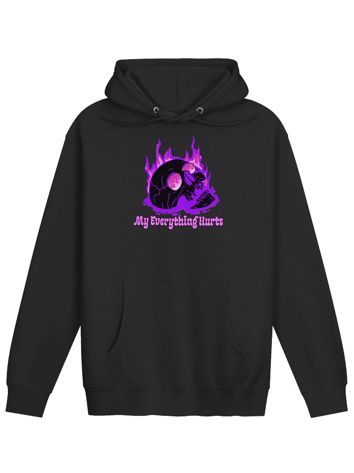My Everything Hurts! Purple Skull Hoodie product image (3)