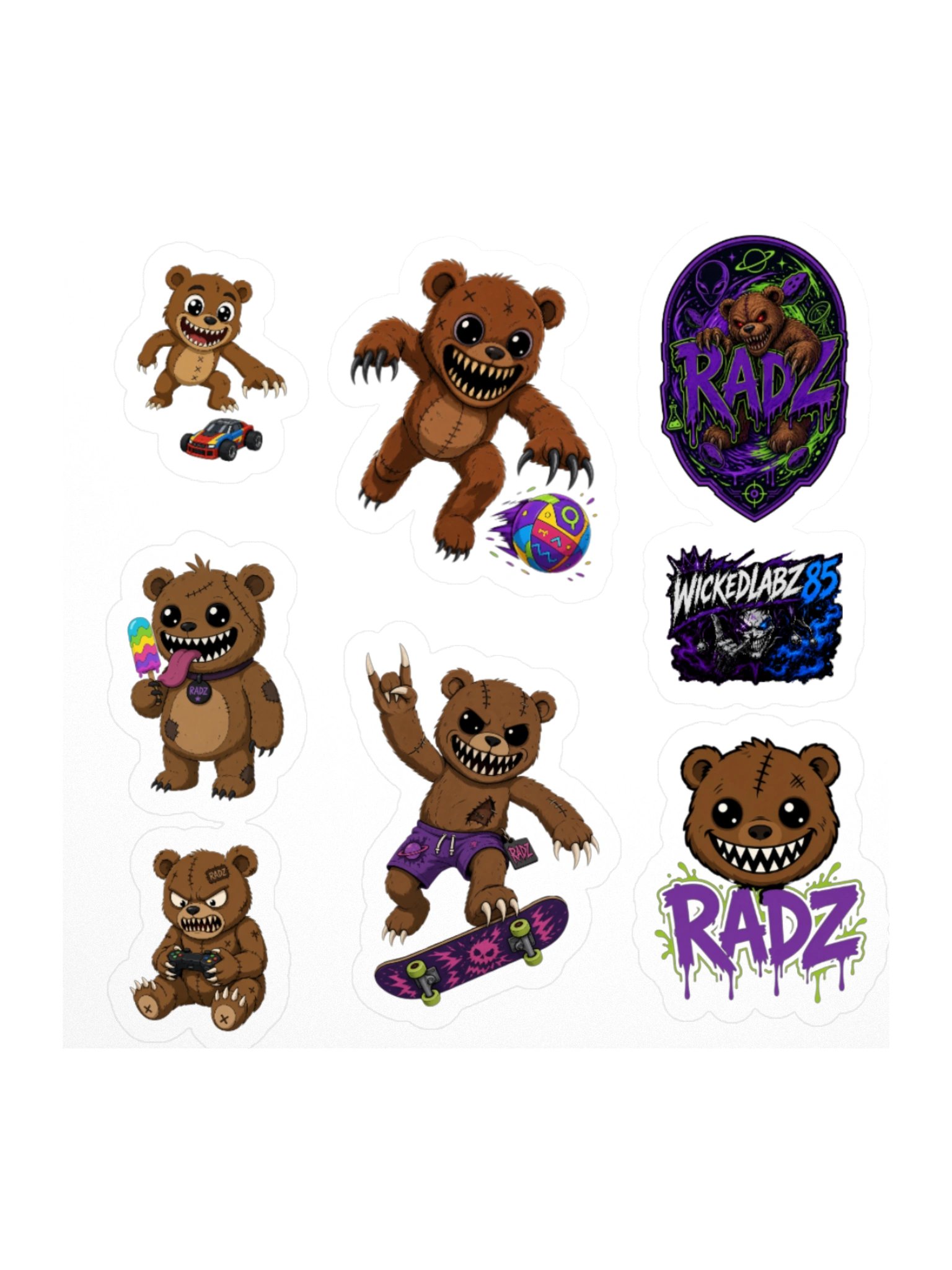 RADZ STICKER PACK product image (2)