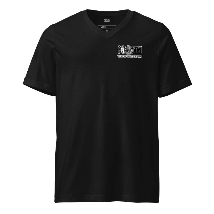 Yung Tru Millionaire Monochrome V-Neck Tee product image (1)