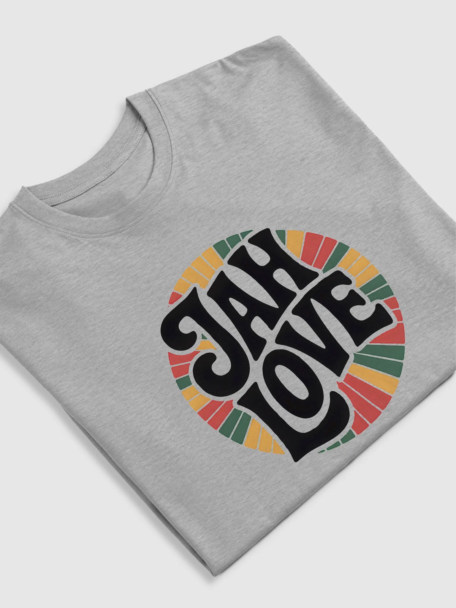 Rasta Vibes 'JAH LOVE' Tee product image (9)