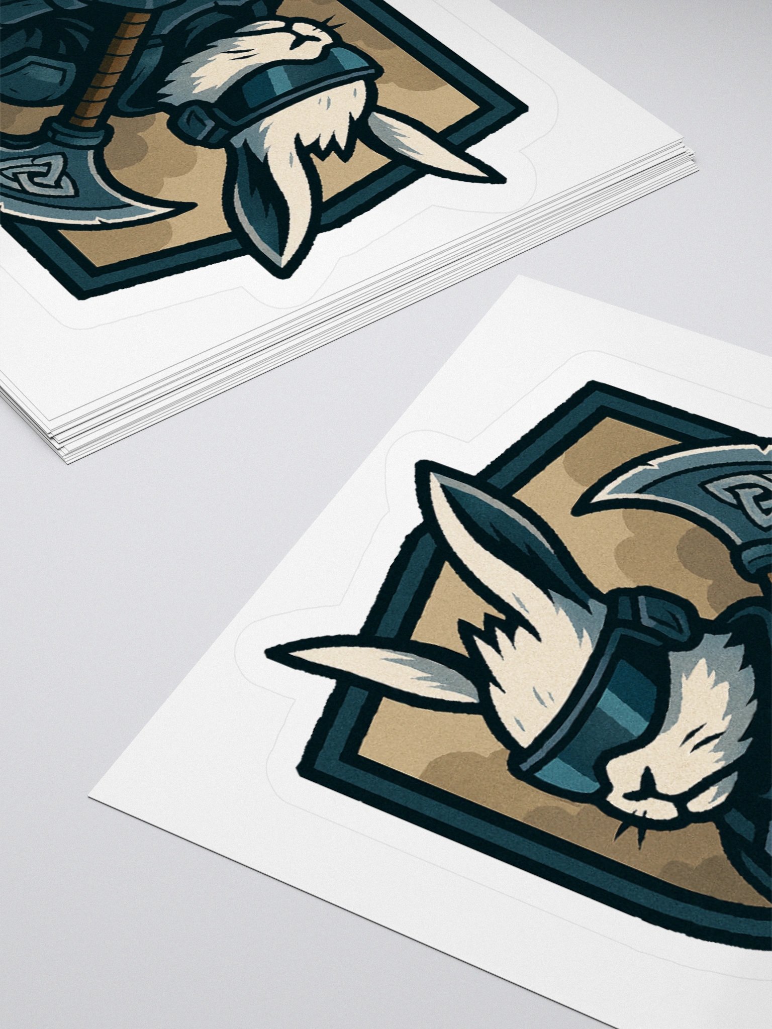 the tactical viking rabbit sticker product image (4)