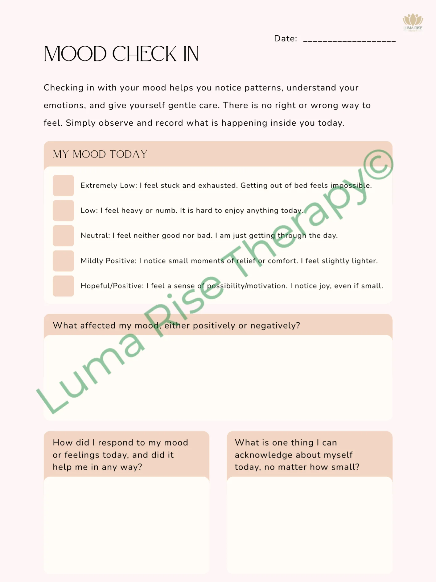 Finding Light in the Fog: Therapy-aligned Workbook for Depression Support product image (10)