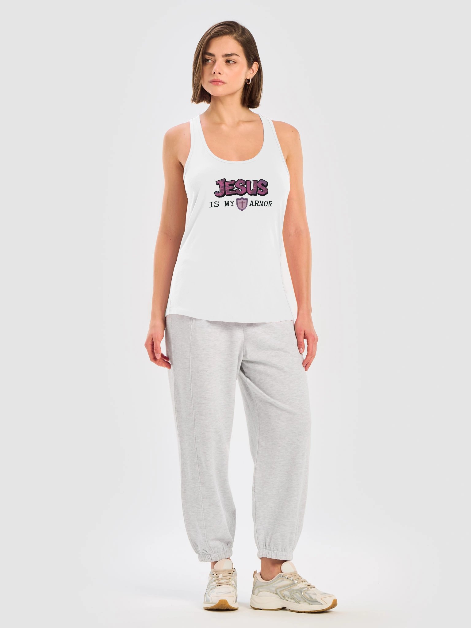 Jesus Is My Armor Premium Activewear Top product image (2)