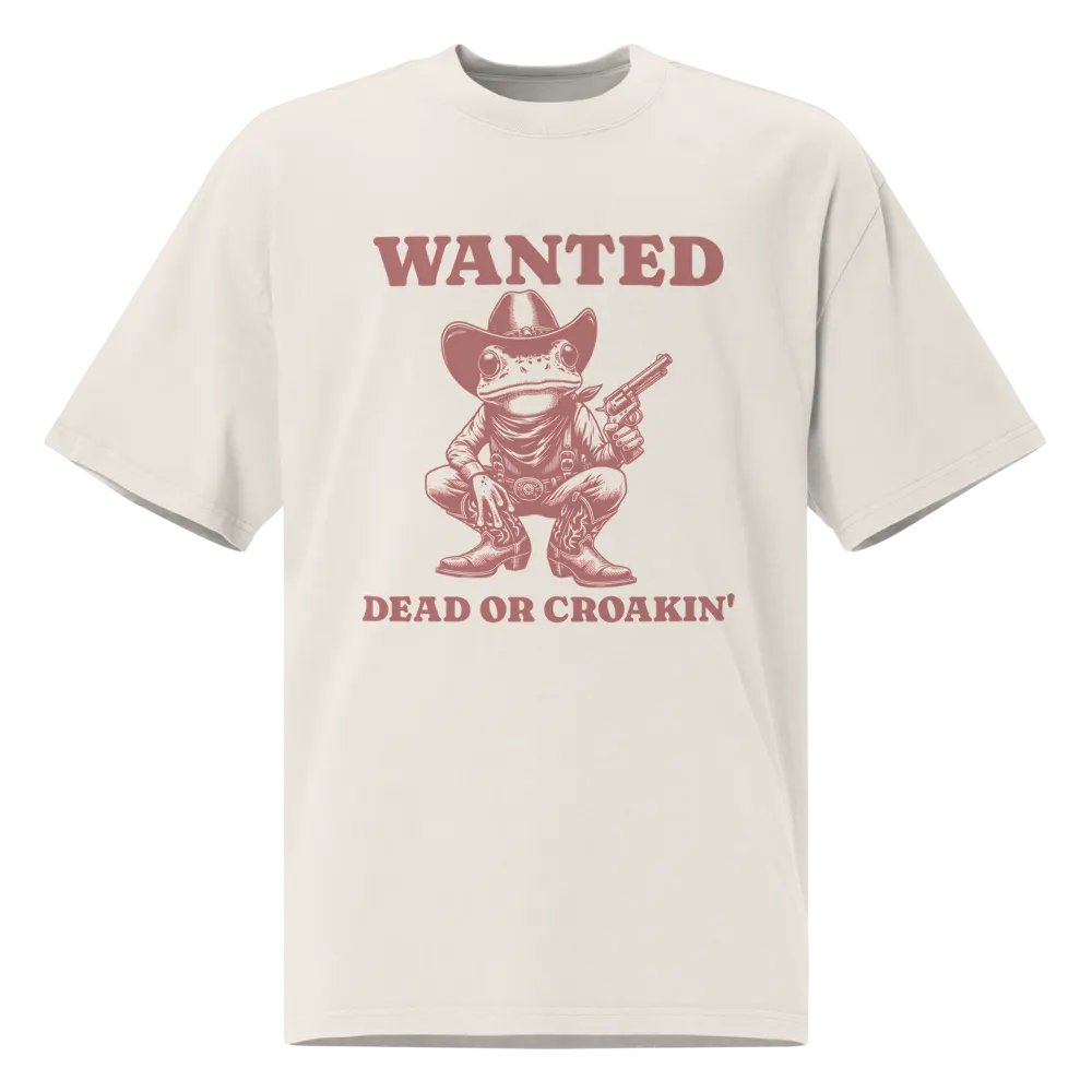 Cowboy Frog Wanted Oversized Tee product image (3)