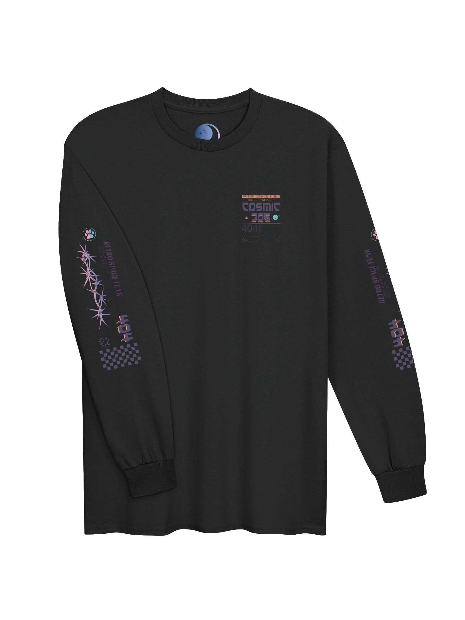 Retro Space Funk Moo Long Sleeve product image (3)