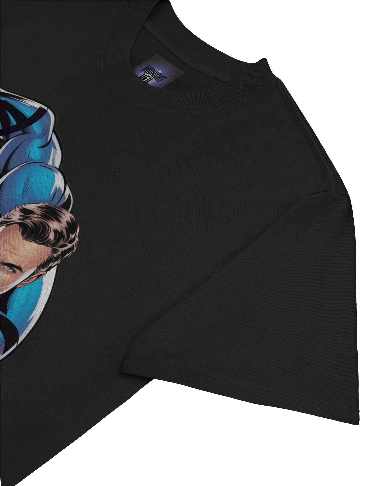 Mister Fantastic Dynamic Flex Oversized Faded T-Shirt – Azure Limb Labyrinth product image (7)