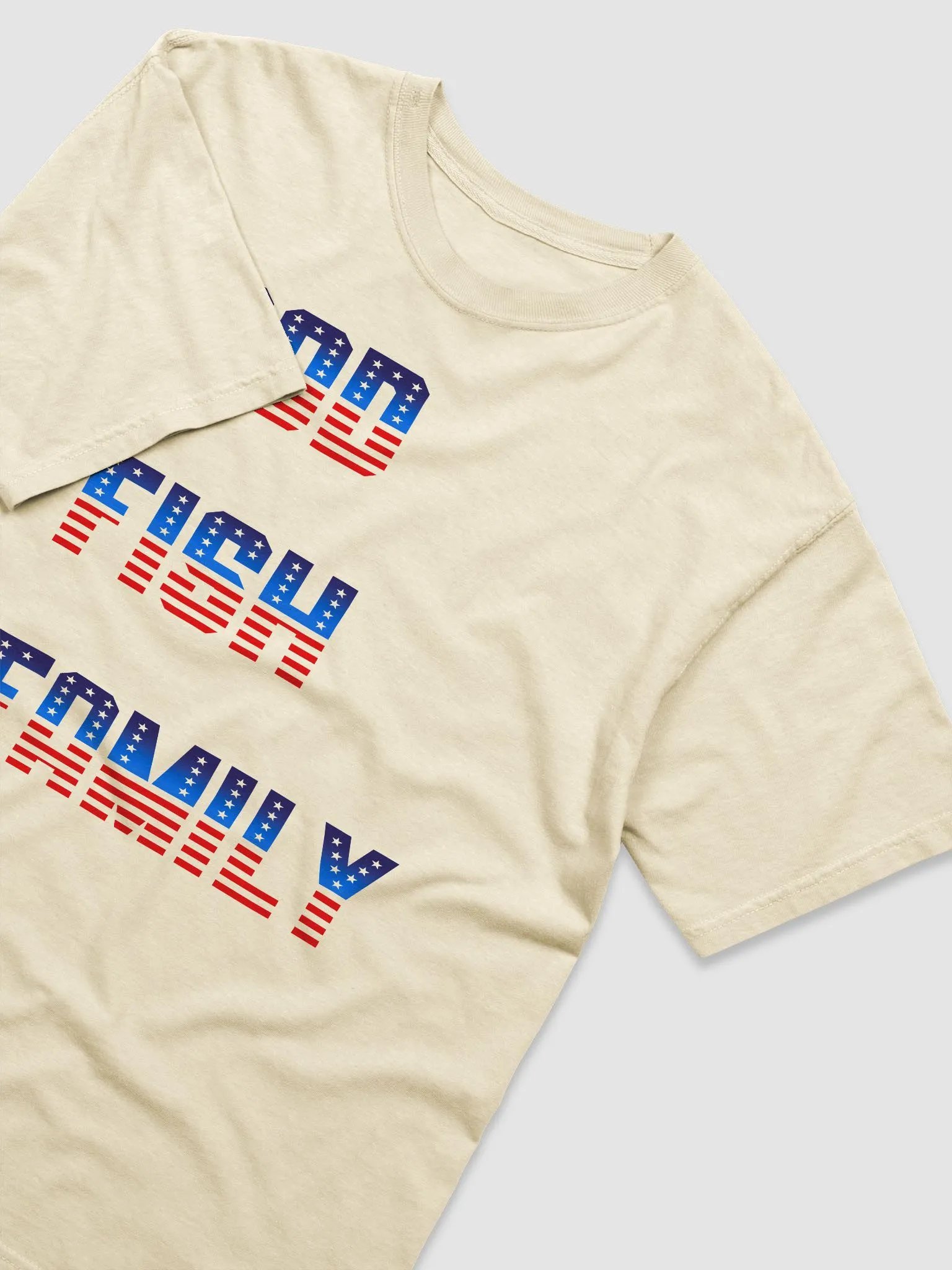 GOD FISH FAMILY Patriotic Tee product image (1)