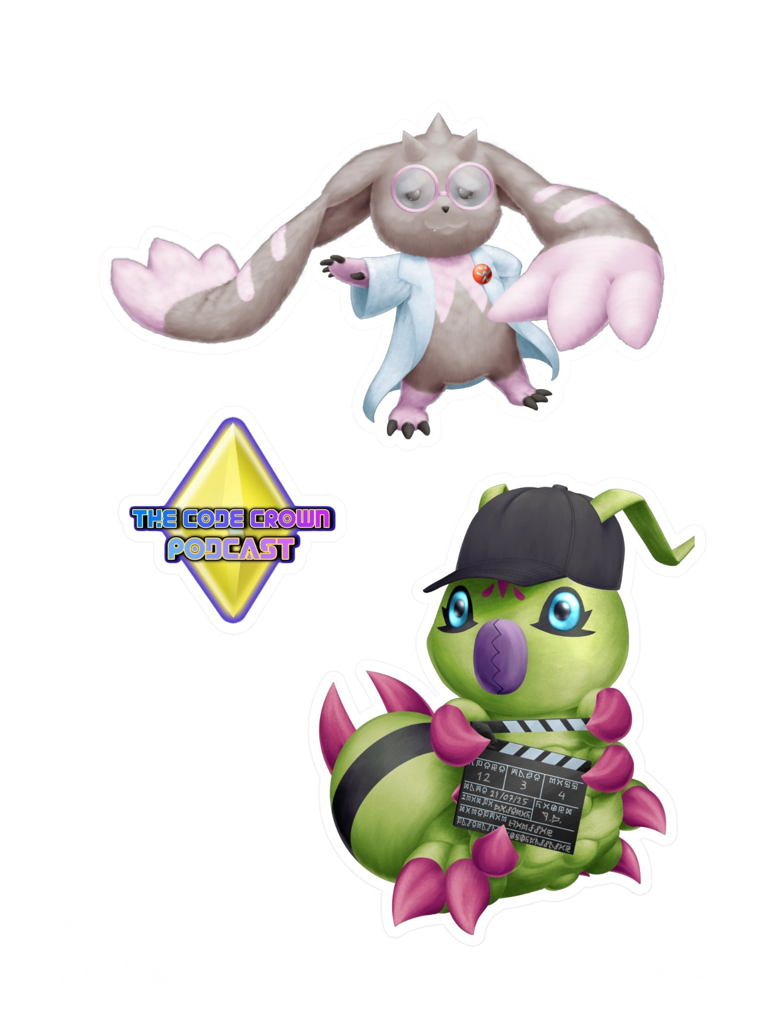 Producer and Assistant Sticker Set product image (3)