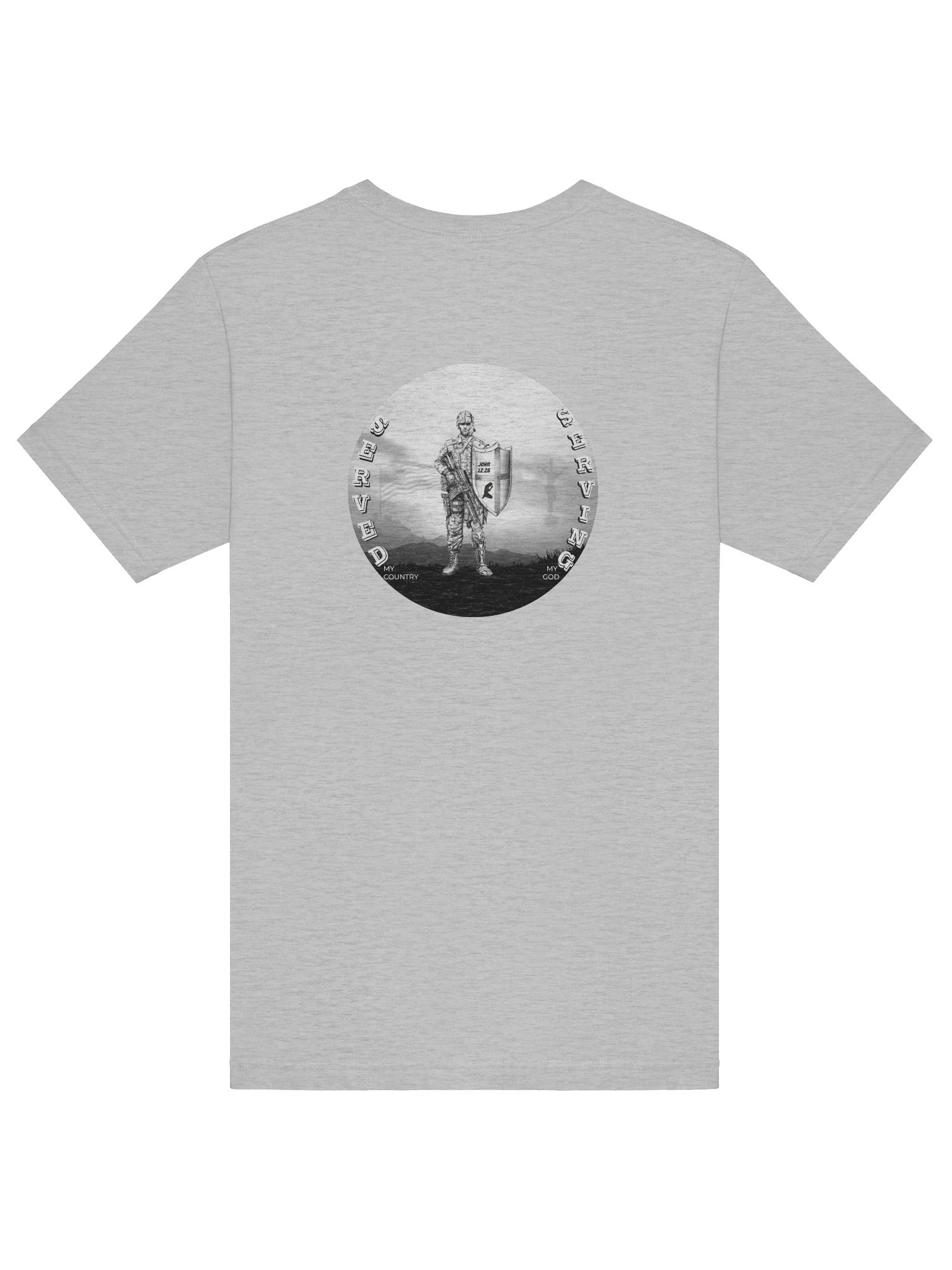 Served/Serving (front/back short sleeve tee) product image (6)