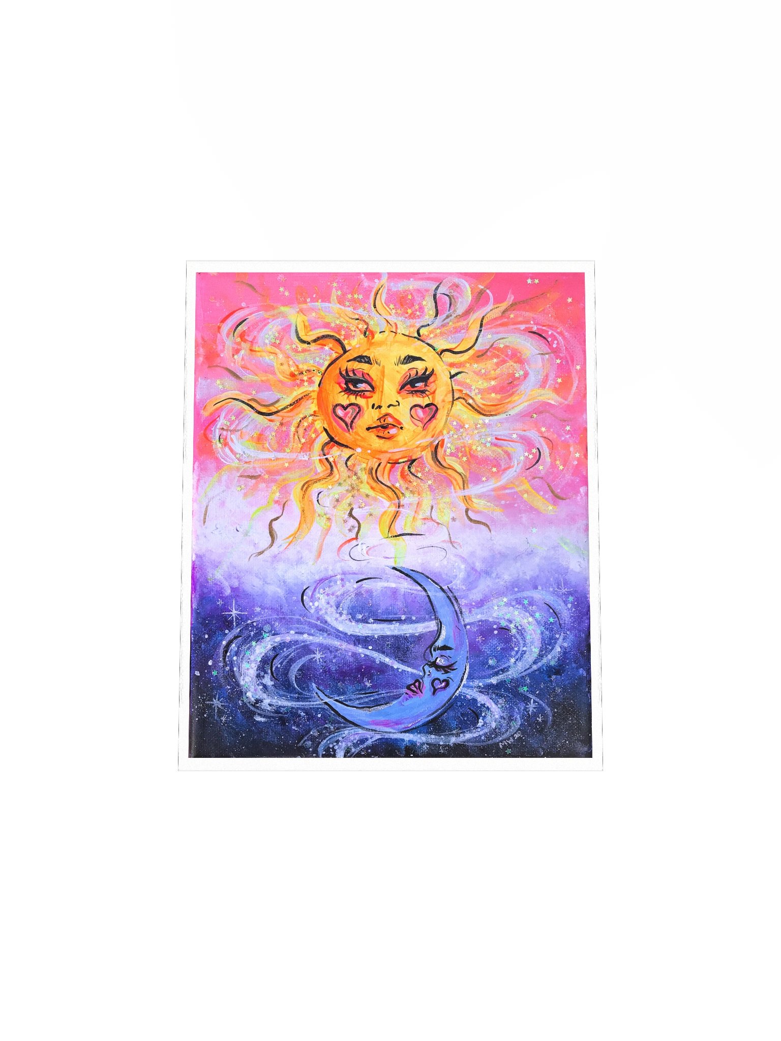 'sun and moon' art print product image (4)