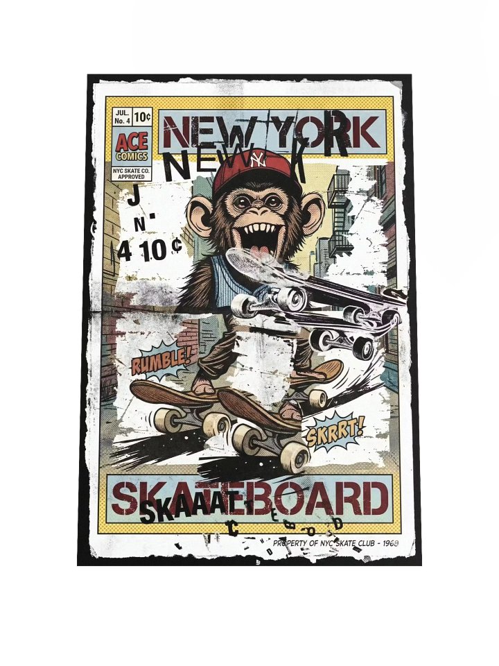 APE-SKATER // ISSUE #12 (VARIANT L - ANALOG GLITCH) product image (3)