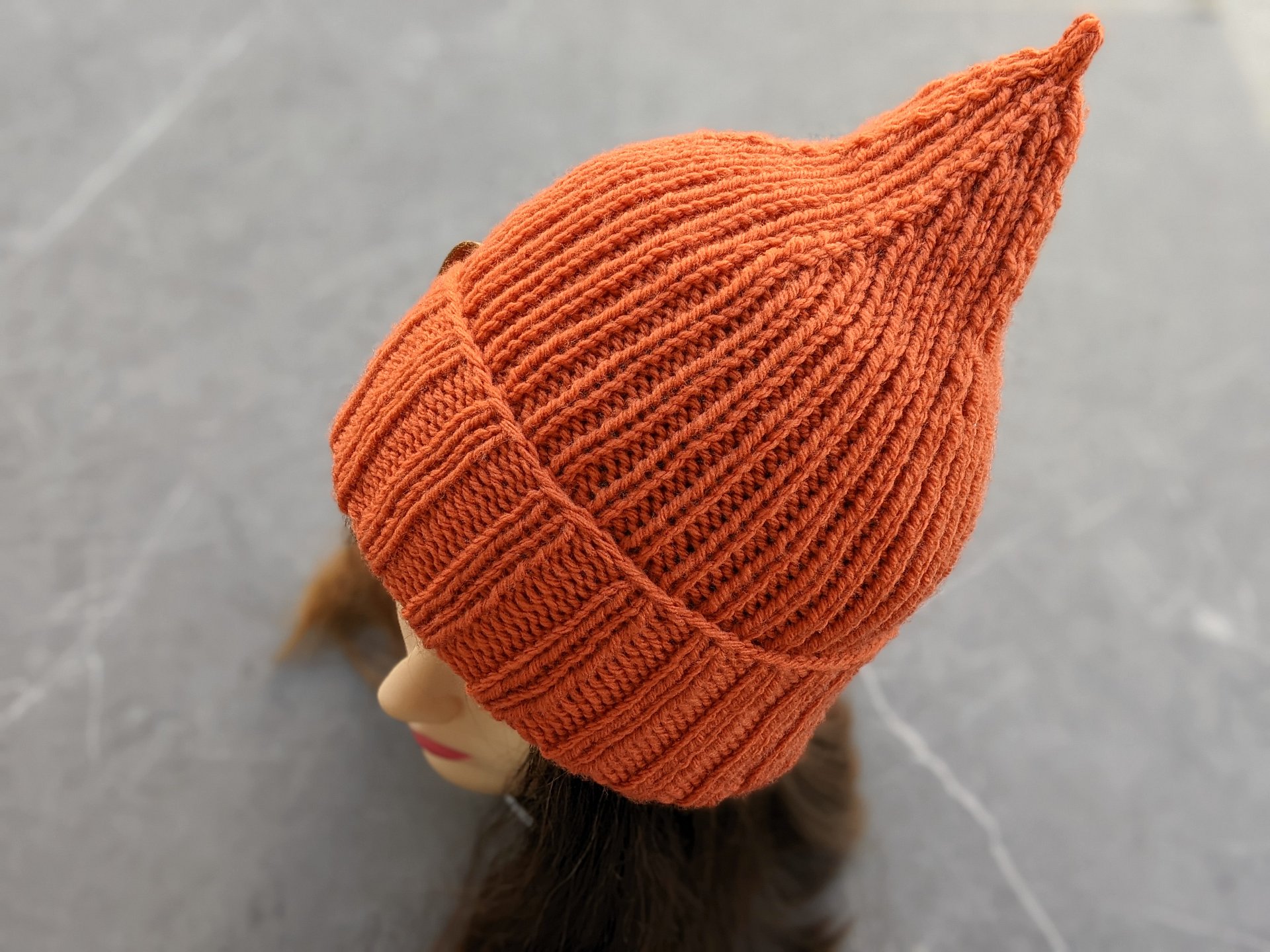 Knit Pumpkin Hat Pattern product image (9)