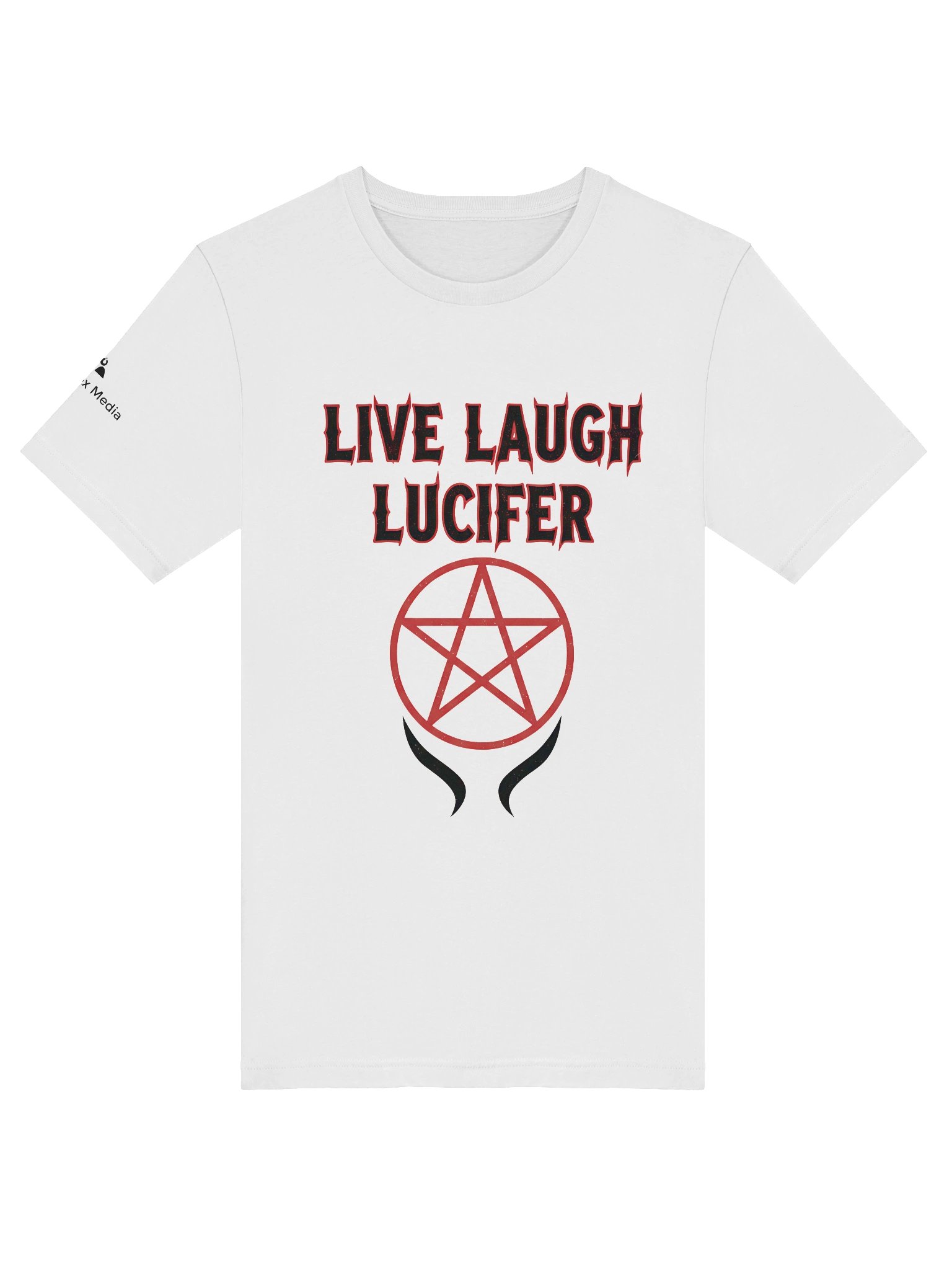 Live Laugh Lucifer 2026 Tee - White product image (6)