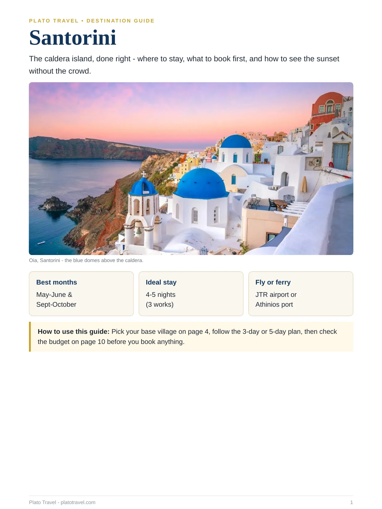 Santorini Travel Guide product image (1)