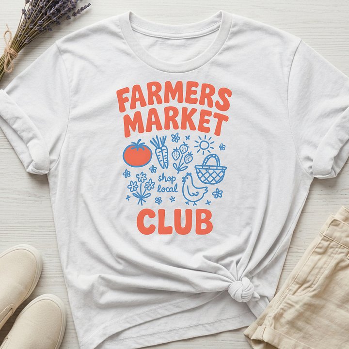 Farmers Market Club Organic T-Shirt product image (15)