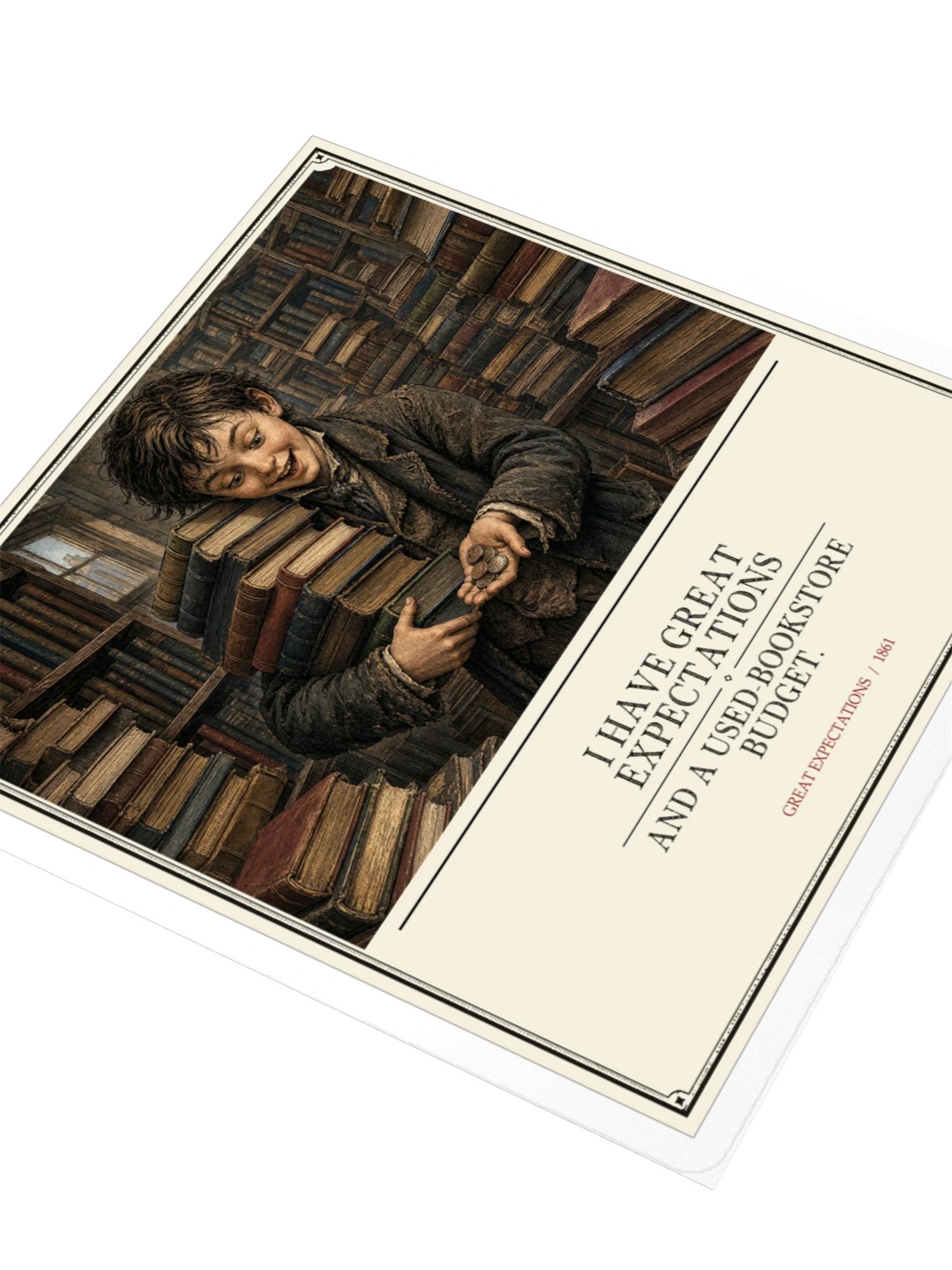 Have Great Expectations Used Bookstore Budget -- Great Expectations Sticker product image (3)