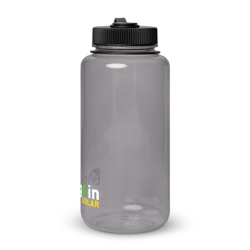 Plug It In Solar High-Quality Wide Mouth Plastic Water Bottle product image (3)