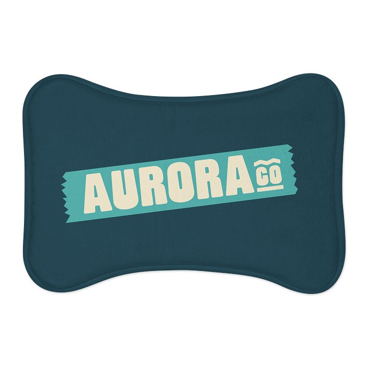 Aurora Logo Pet Feeding Mat product image (2)