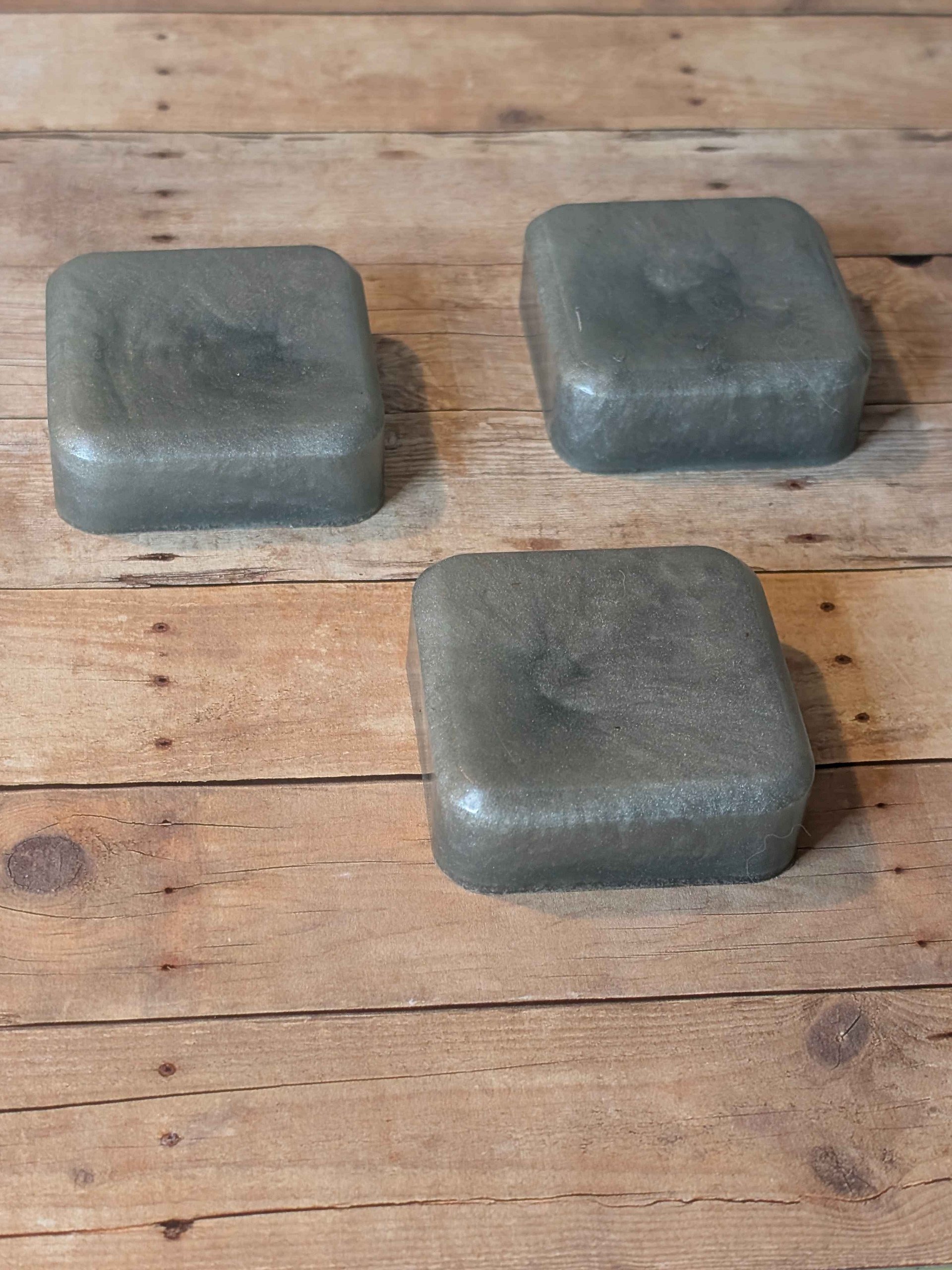 Silver Square Handmade Soap [Set of 3] product image (2)