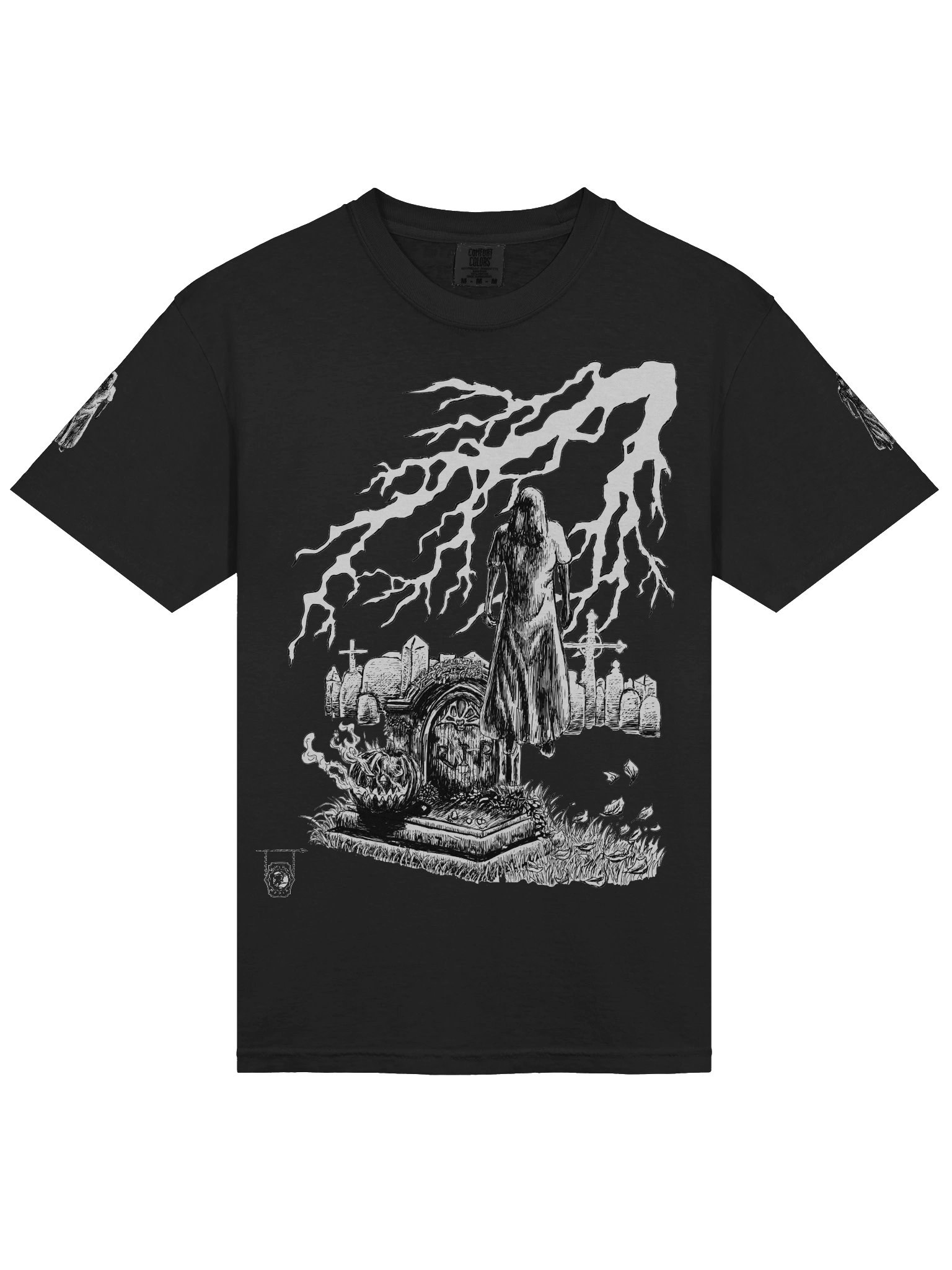 Phantom V- Halloween Night (b/w variant)- Unisex Tee product image (3)