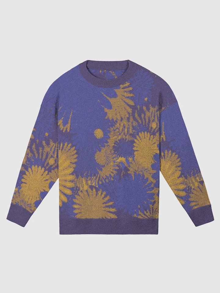 Daisy Collage Relaxed Fit Sweater product image (1)