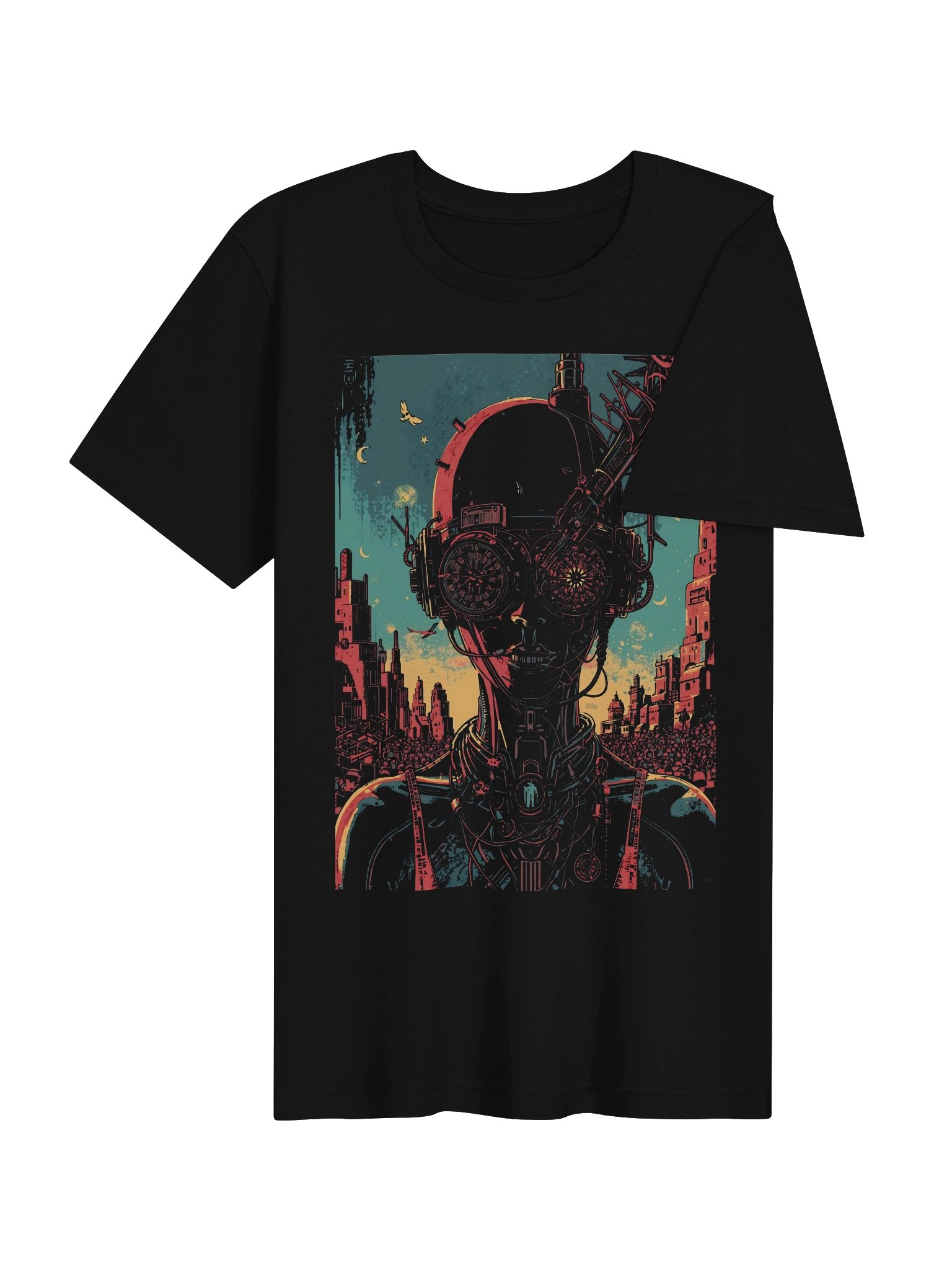 Future Dystopia Glitch Lightweight T-Shirt product image (7)