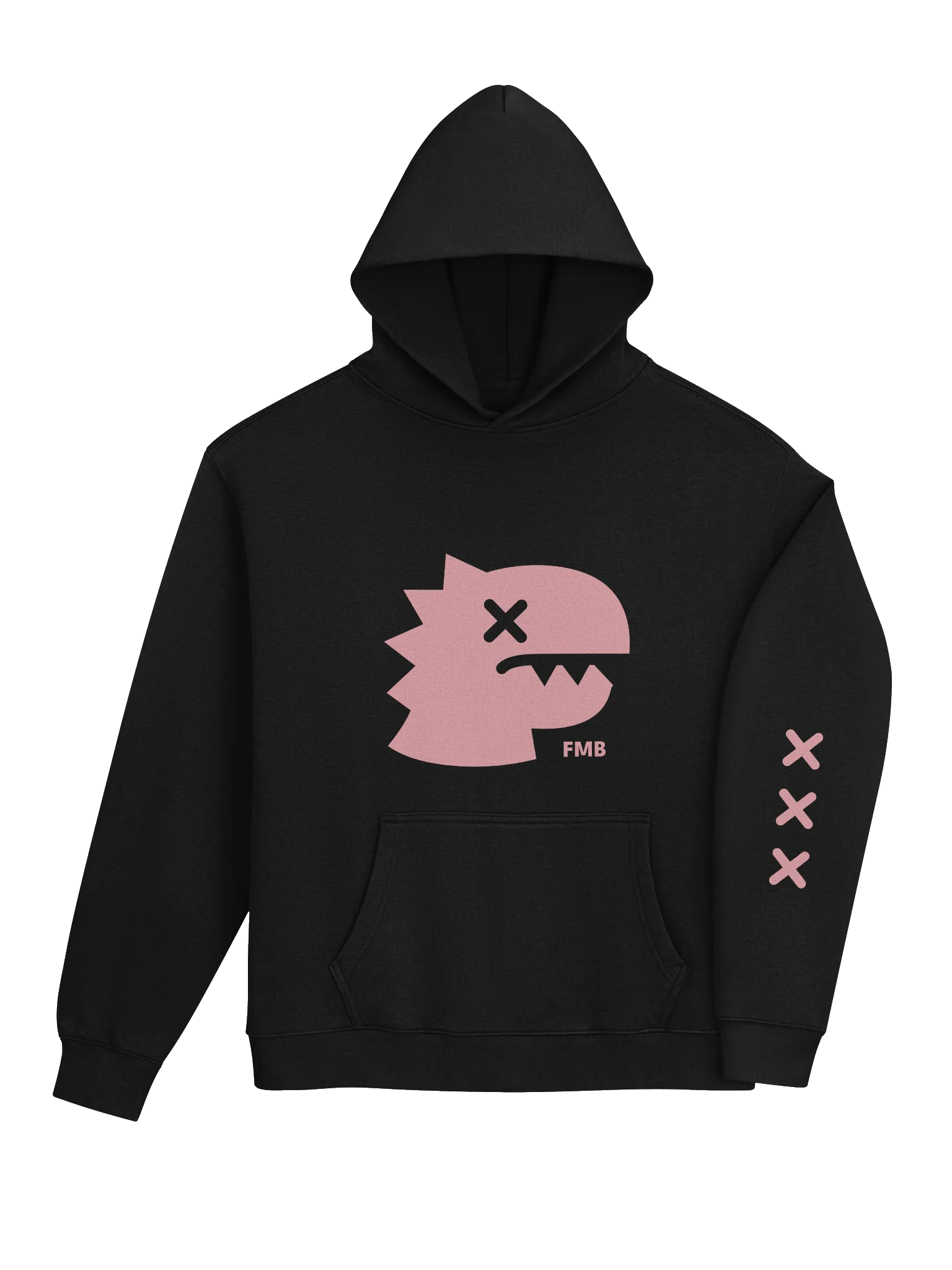 FMB | JETLAG DINO Premium Hoodie Pink product image (4)