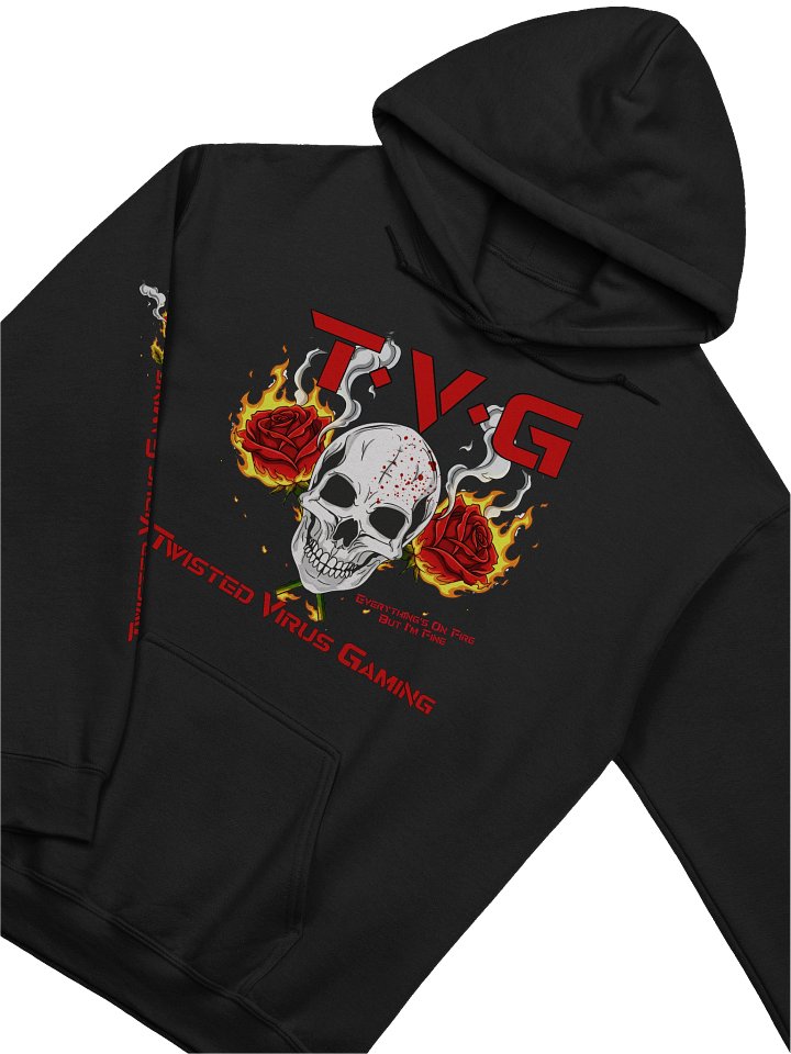 Twisted Virus Gaming - Anime girl n Fire Roses, Skull product image (1)