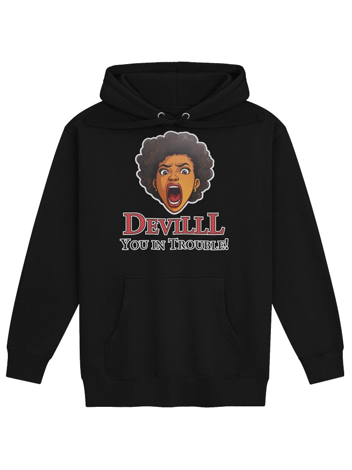 Devilll You in Trouble, Drk Hoodie BV product image (1)