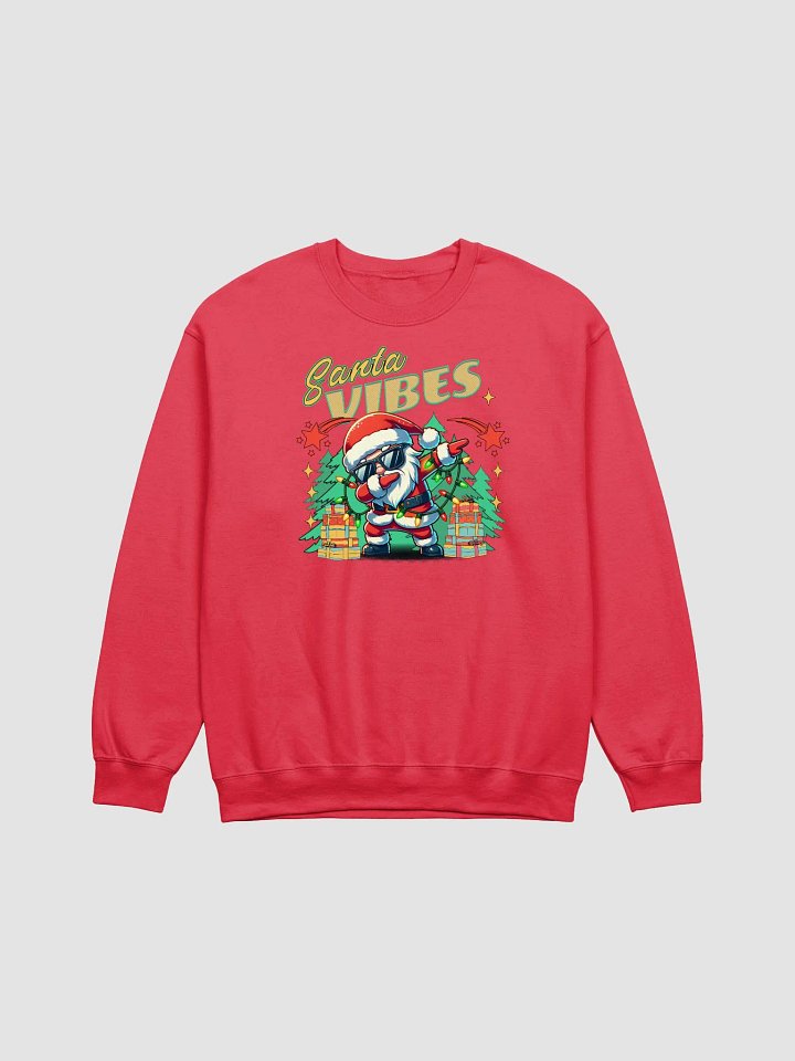 Santa Vibes Dabbing Crewneck Sweatshirt product image (15)