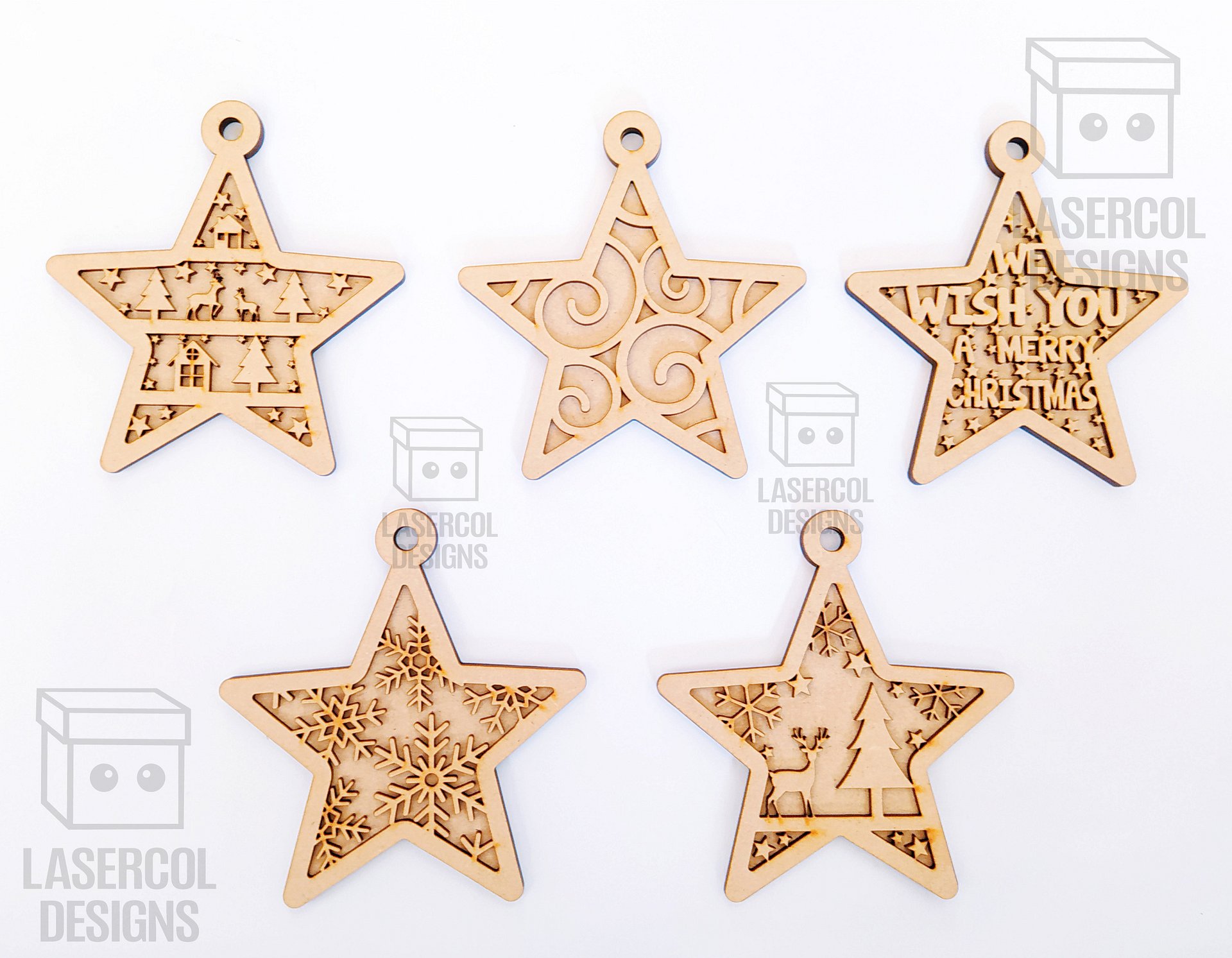Christmas Ornaments - Laser Cut Files product image (2)