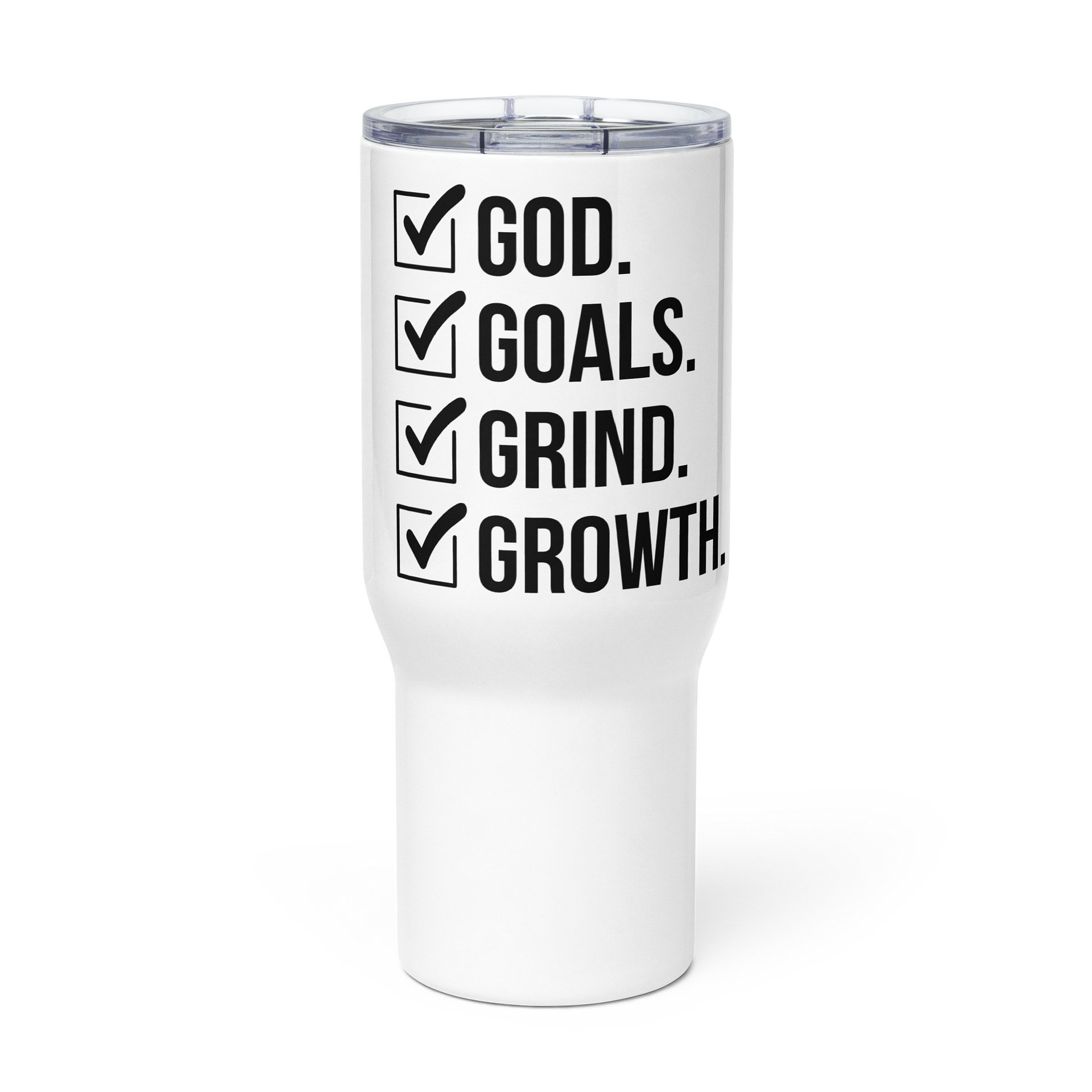 On-the-Go Stainless Steel God Goals Tumbler product image (3)