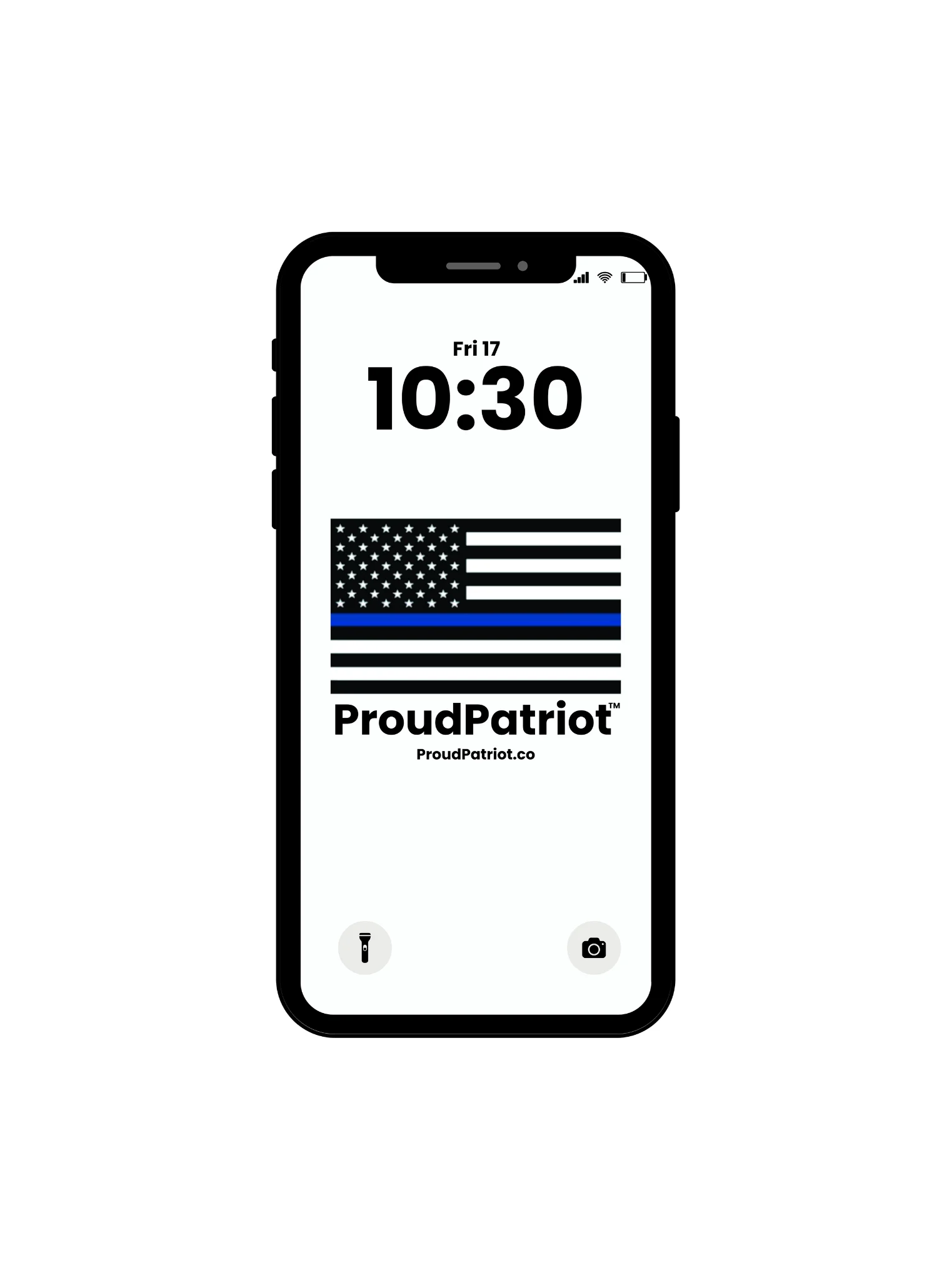 American Thin Blue Line Proud Screensaver product image (1)