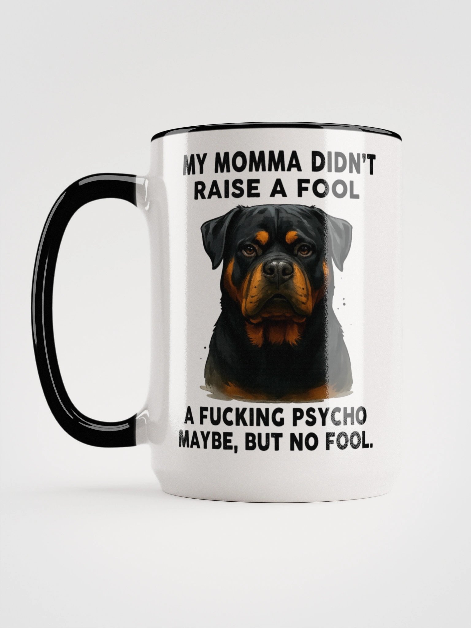 Psycho Rottweiler Ceramic Mug product image (6)