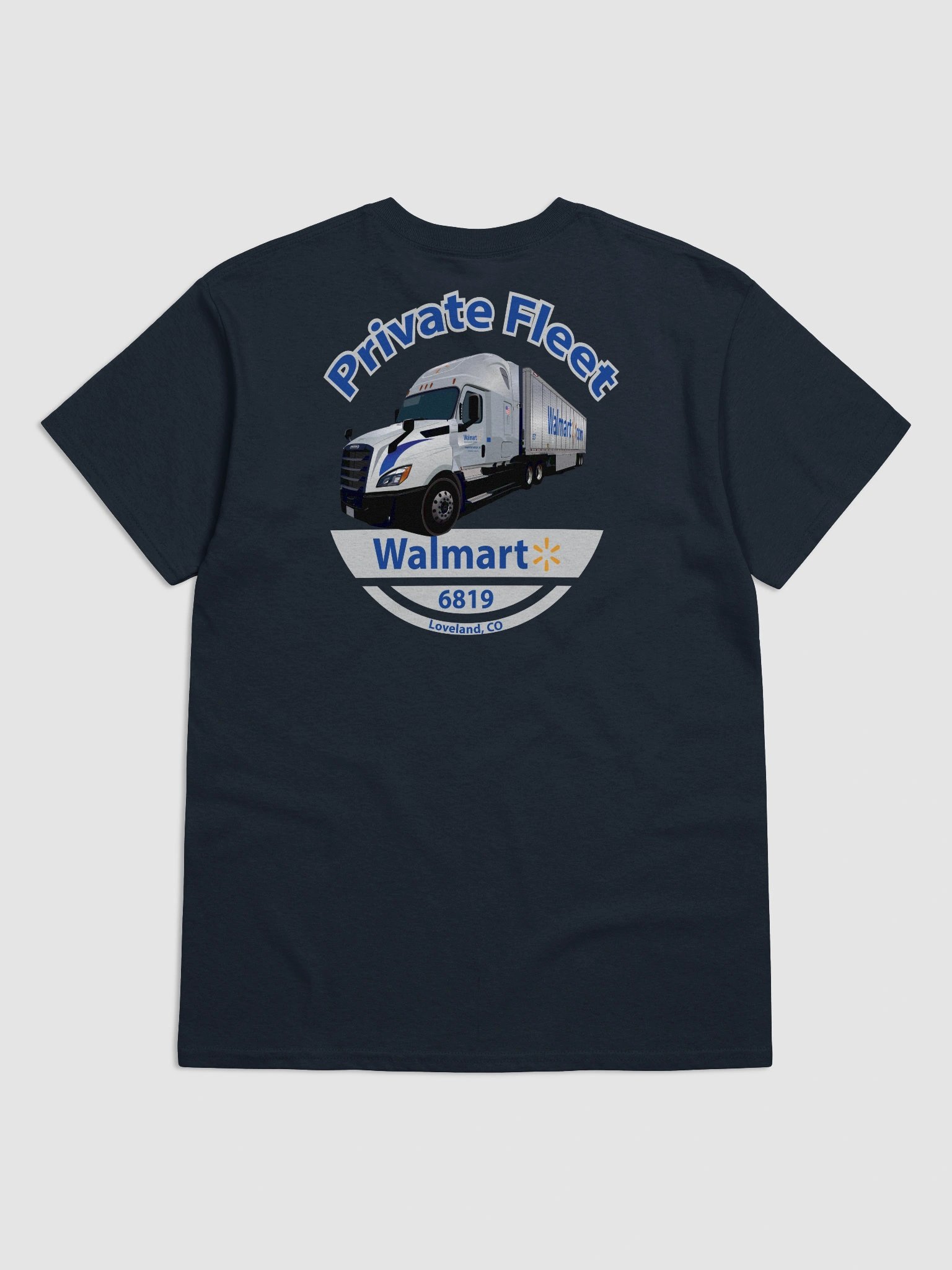 6819 Loveland Walmart Private Fleet tshirt product image (1)