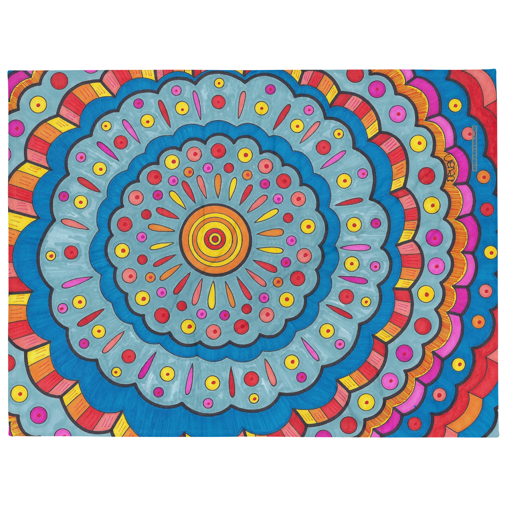 Sunshine Mandala Blanket product image (2)